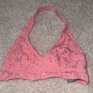 Aerie Lace Bandeau in Coral